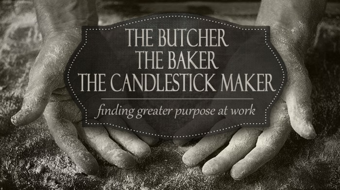 Butcher baker candlestick maker riddle