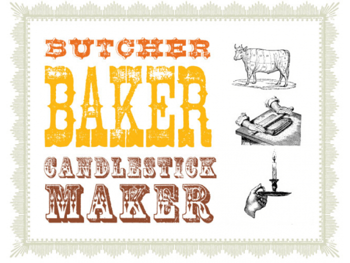 Butcher baker candlestick maker riddle