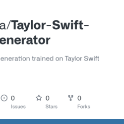 Random taylor swift lyric generator