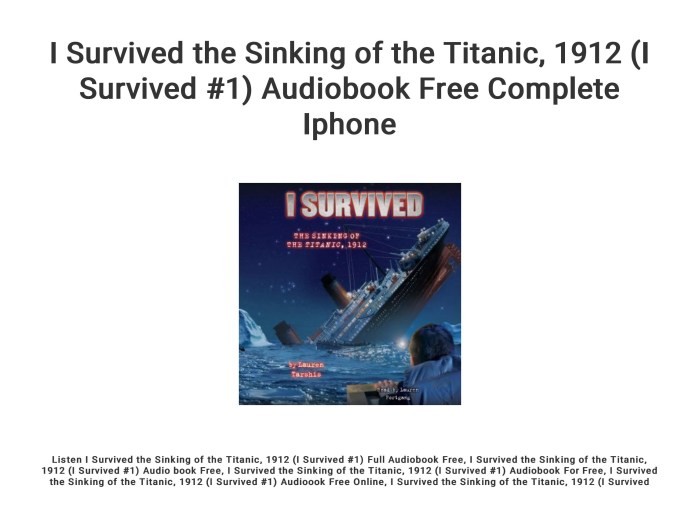 I survived the sinking of the titanic