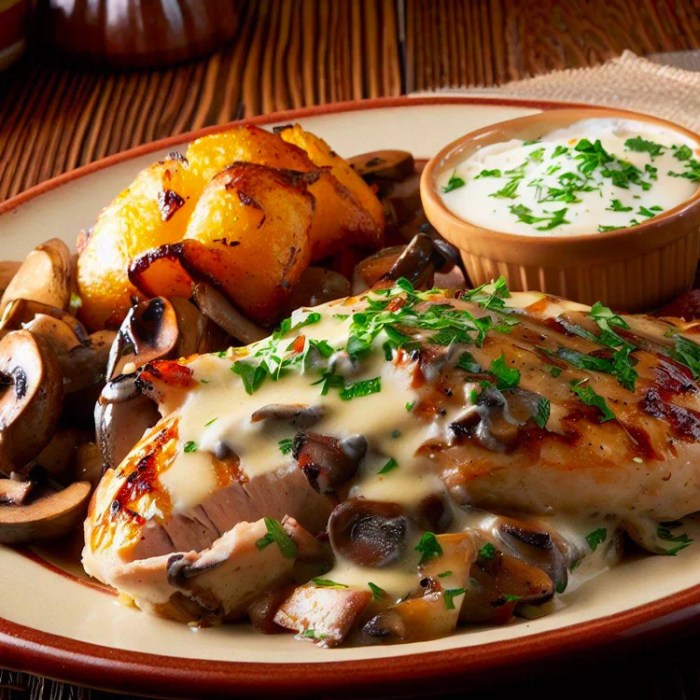 Texas roadhouse portobello mushroom chicken recipe